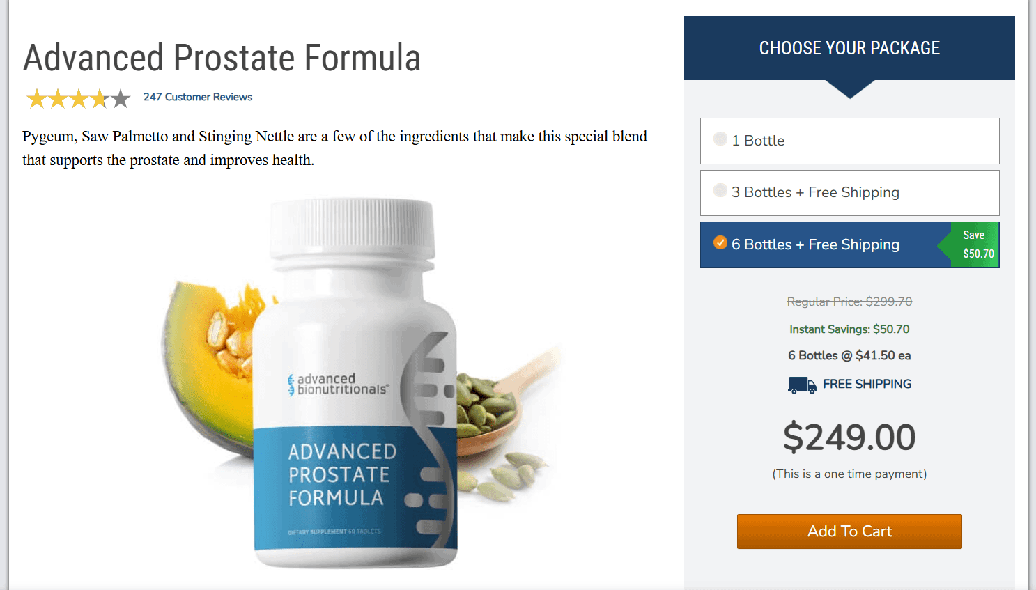 3 Day Advanced Prostate Formula Offer